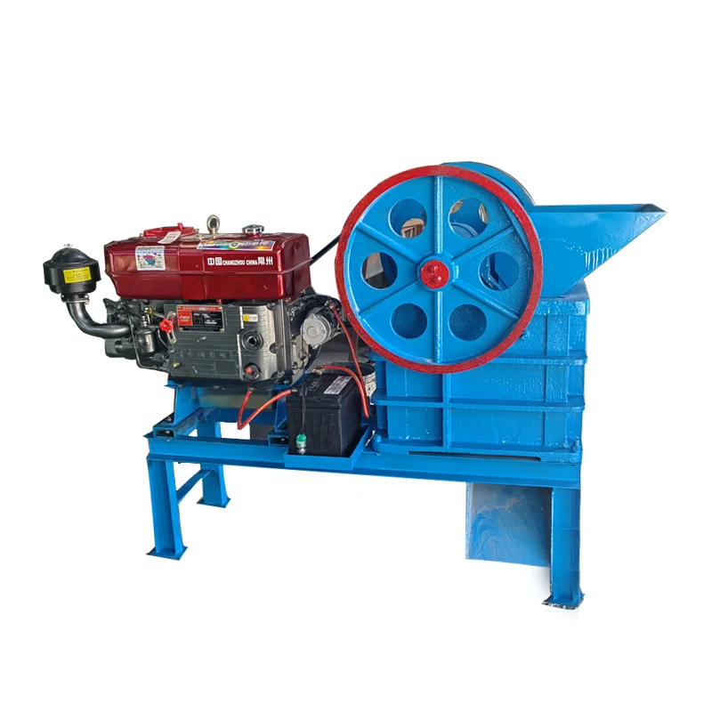 Top-Selling PE200X350 Small Diesel Jaw Crusher for Stone and Concrete Crushing - Exported to South Africa