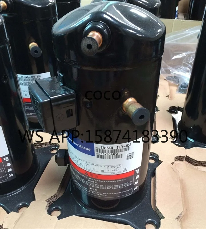 10HP R22 ZB76KQ-TFD-550 Scroll Compressor ZB Series Freezer Compressor for Home Restaurant Condensing Unit
