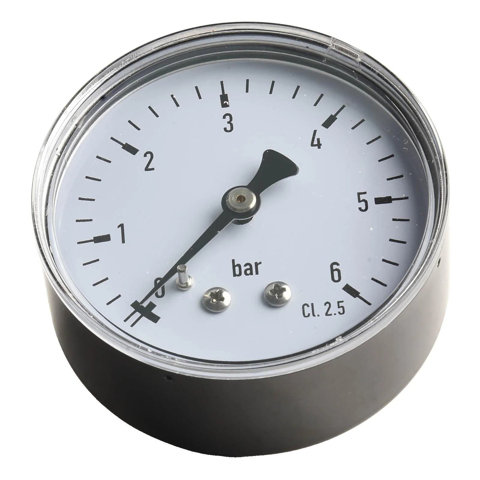 0-6 Bar Gauge Pressure Gauge Essential Tool For Technicians Robust Materials Stable Connection Versatile Application