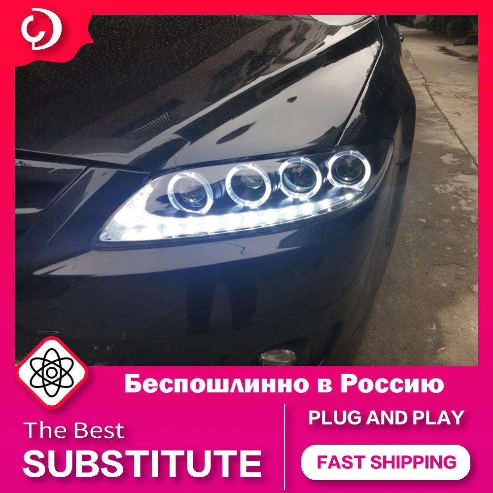 

AKD Car Styling Headlights for Mazda 6 LED Headlight 2003-2015 LED Headlight DRL Head Lamp Led Projector Automotive Accessories