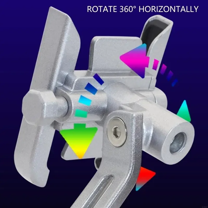

Регулируемое крепление для телефона на мотоцикле, вращающееся на 360 градусов, виброгасящая алюминиевая конструкция для верховой