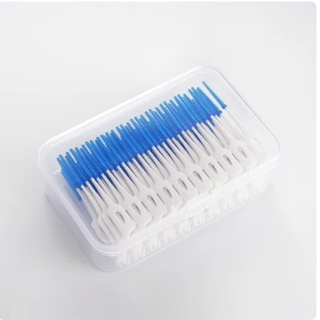 200 Piezas Cepillos Interdentales de Limpieza Suave entre Dientes, Cepillos Dentales de Goma Oral, Herramientas de Cuidado e Higiene Dental 5