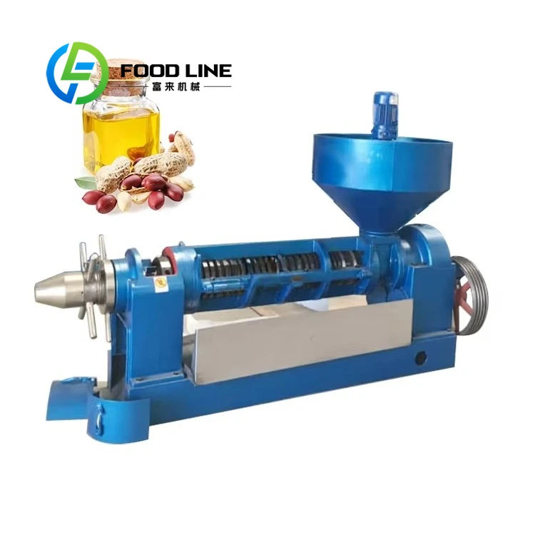 Commercial Cooking Oil Press Machine Extractor Black Seeds Peanut Rapeseed Oil Making Machine Automatic High Quality