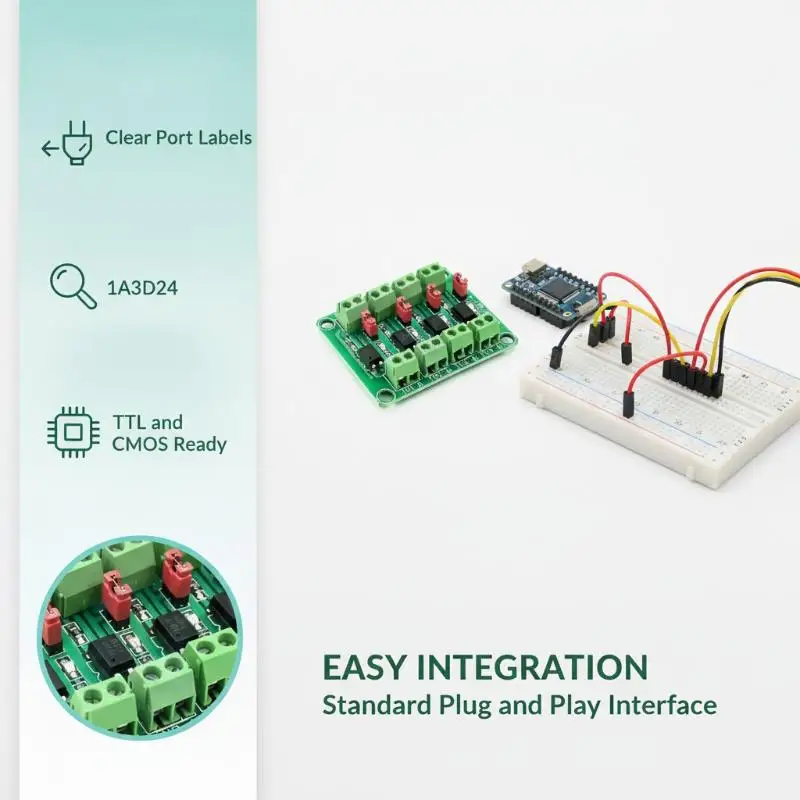 PC817 Optocoupler Module 2 4 8 Channel Photoelectric Isolator Board For PLC Signal Isolation Control Electronic DIY Project
