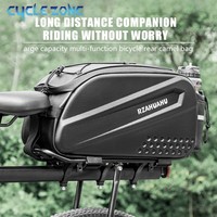 Large Capacity Bicycle Bag Bike Rear Seat Bag Multifunctional Shoulder Handbag Rack Bags Waterproof Cycling Seat Saddlebag 10L
