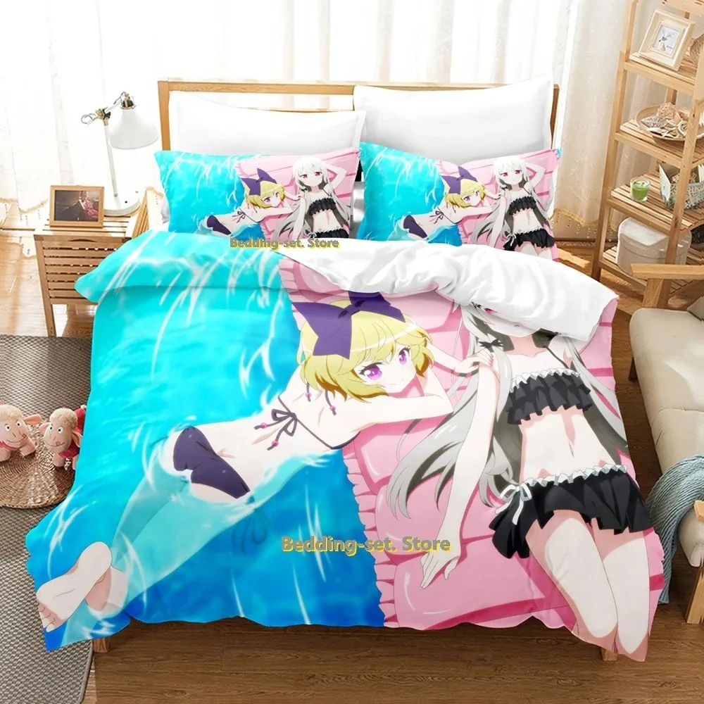 

Tonari No Kyuuketsuki-san Bedding Set Single Twin Full Queen King Size Bed Set Adult Kid Bedroom Duvetcover Sets Anime Bed