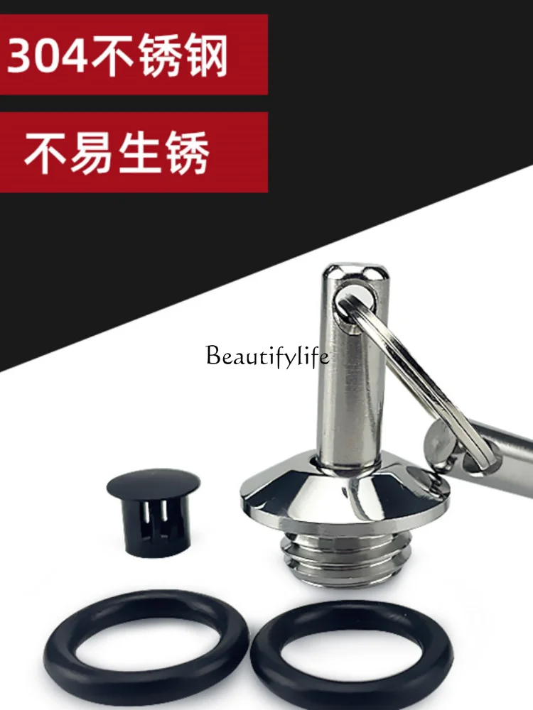 Motorcycle Modification Anti-Skid Oil Filter Cap Anti-Theft 304 Stainless Steel Oil Pressure Sensor Anti-Damage