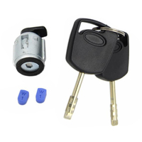Auto Door Lock Cylinder For Ford For Transit Connect 2002-2012 Fuel Door Lock Cylinder With Keys 2S6Z-5828624-A