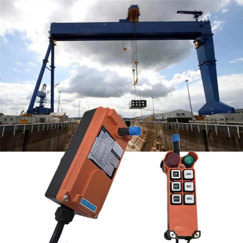 ABZW F21-E1 AC220V 산업용 무선 라디오 크레인 원격 제어 스위치 호이스트 오버 헤드 브리지 크레인 리프트 제어