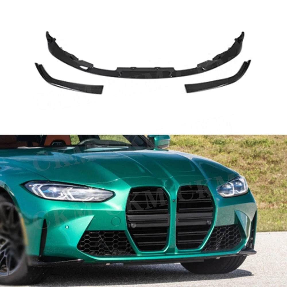 

CKMUUER сухой карбоновый передний бампер автомобиля, спойлер, нижний сплиттер для BMW G80 M3 G82 G83 M4 2021 + автомобильные аксессуары, комплекты кузова