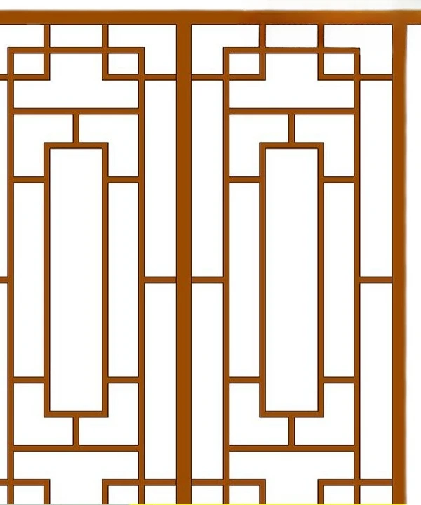 Light 2024 Customized Alloy Japanese Wood Grain Light Luxury Curtains Wall by Manufacturer, Welded Square Through Alumin