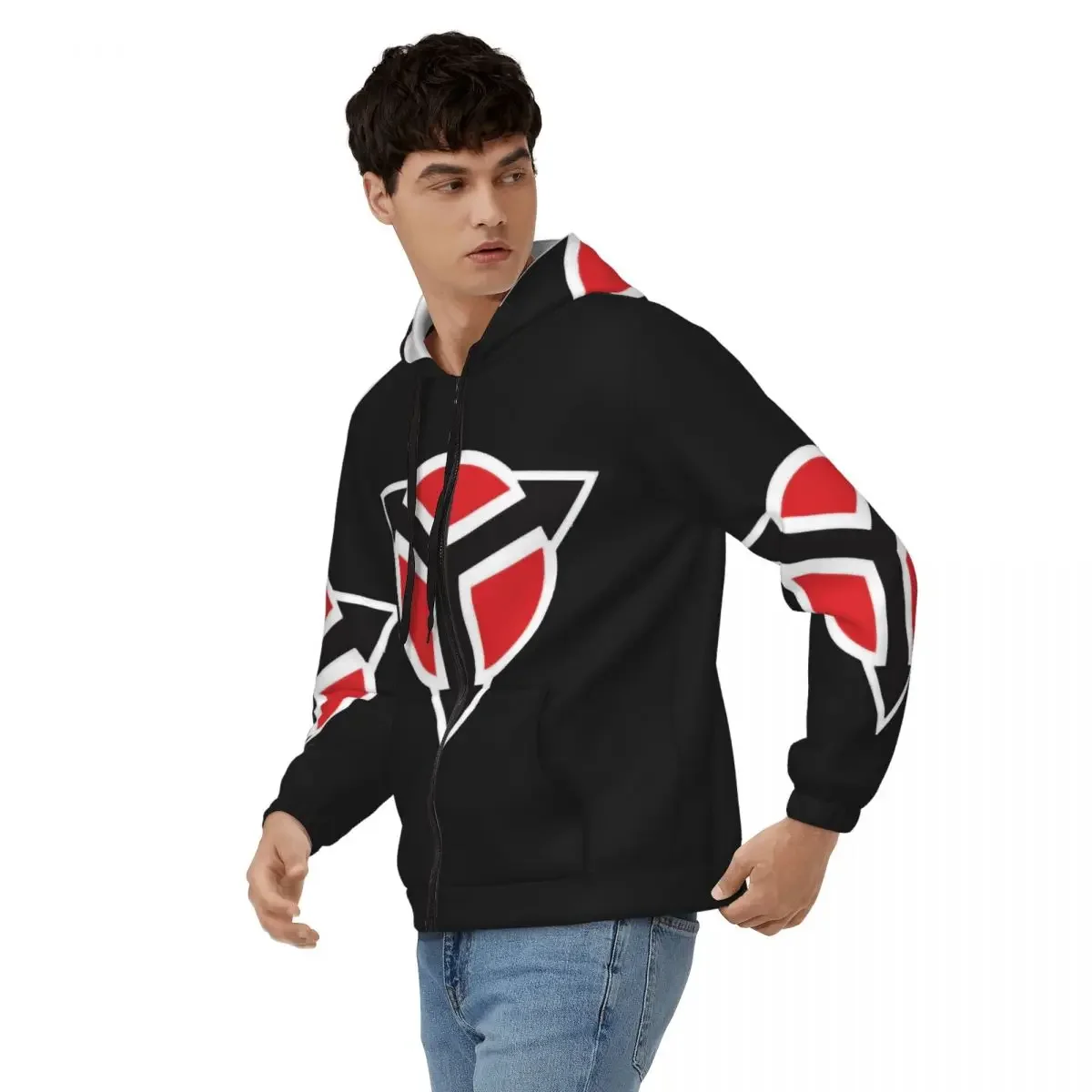 Killzone Helghast Insignia Felpa con cappuccio con cerniera Pullover Hip Hop Autunno Inverno Uomo Donna Felpa Top a maniche lunghe