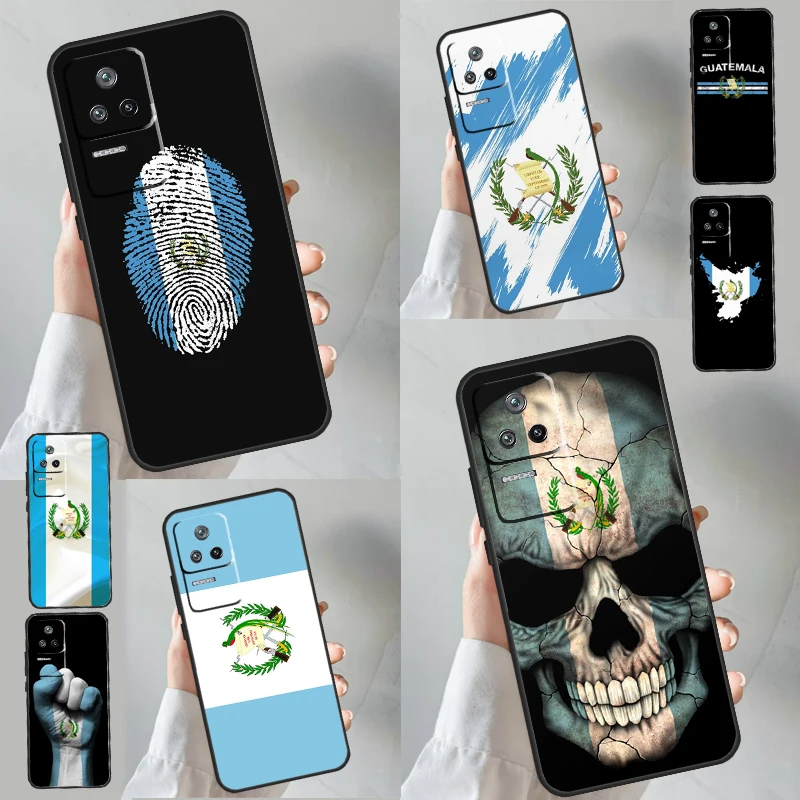 Guatemala Flag Phone Case For POCO F5 X5 X3 Pro M5s F3 F4 X4 GT C40 Xiaomi 13 12 Lite 11T 12T Pro Cover