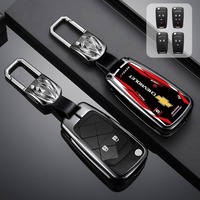 New Zinc Alloy Car Key Case Cover Fob For Chevrolet Cruze Aveo Trax Sail Captiva Opel Vauxhall Astra Corsa Insignia Malibu Mokka