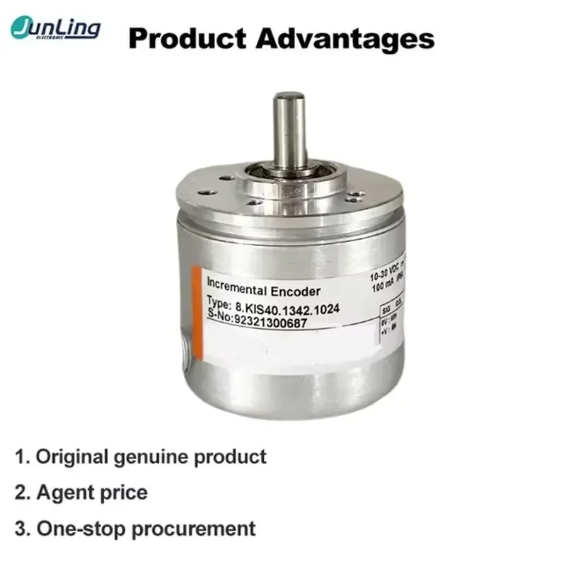 New Original 8.KIS40.1342.0360 Incremental Encoder Photoelectric 40mm Outer Diameter 5-wire for 8.KIS40.1342.0360