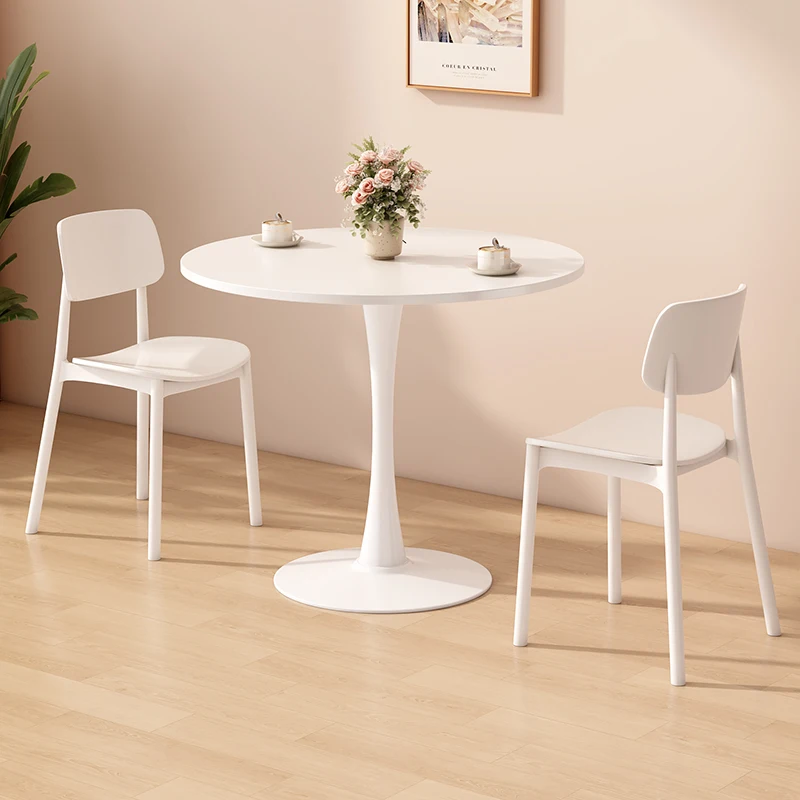 

Круглый железный белый компактный стол, обеденный журнальный столик для гостиной, мебель, журнальный столик для гостиной