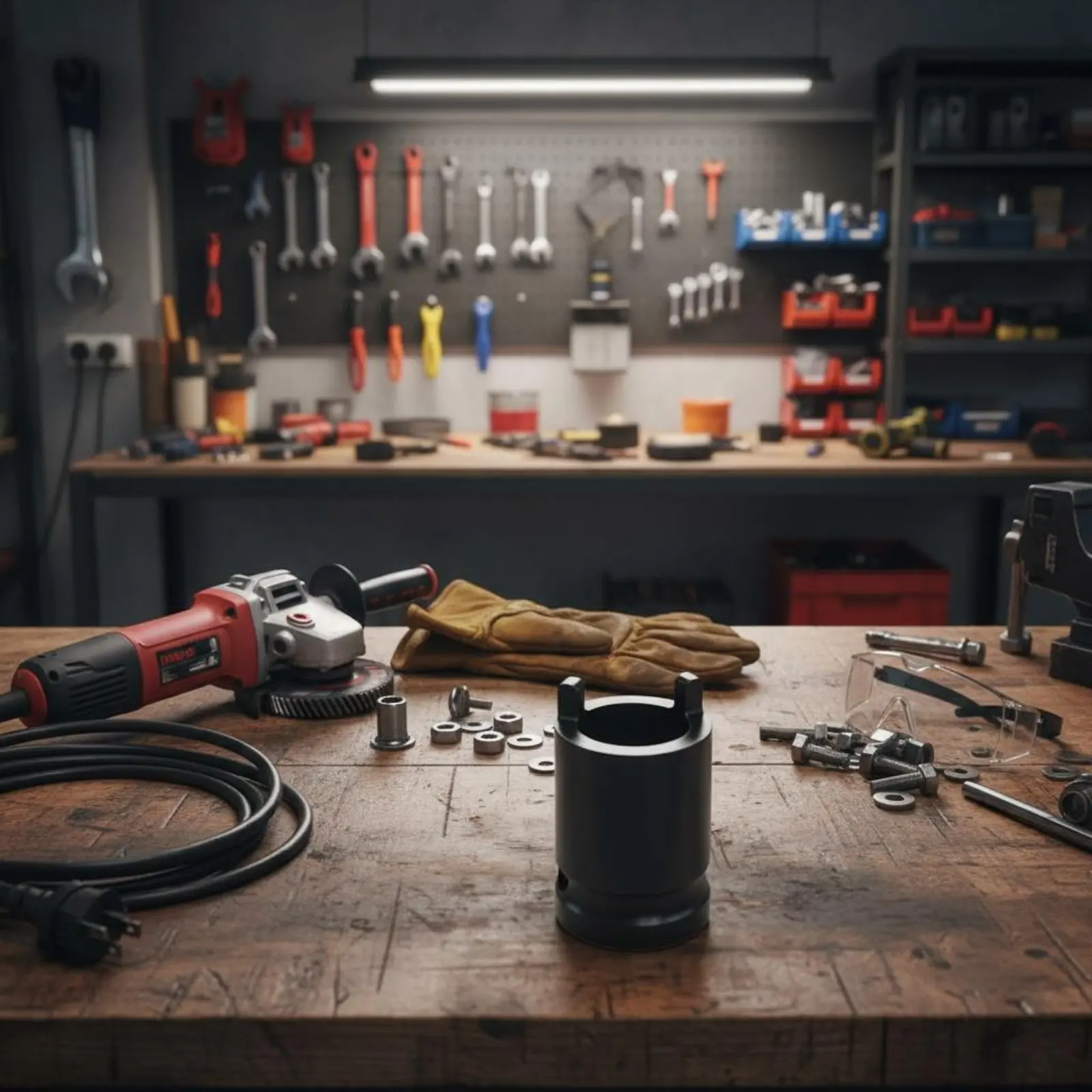 

Набор для углошлифовальной машины: экономичный ключ для снятия прижимной плиты, компактный дизайн