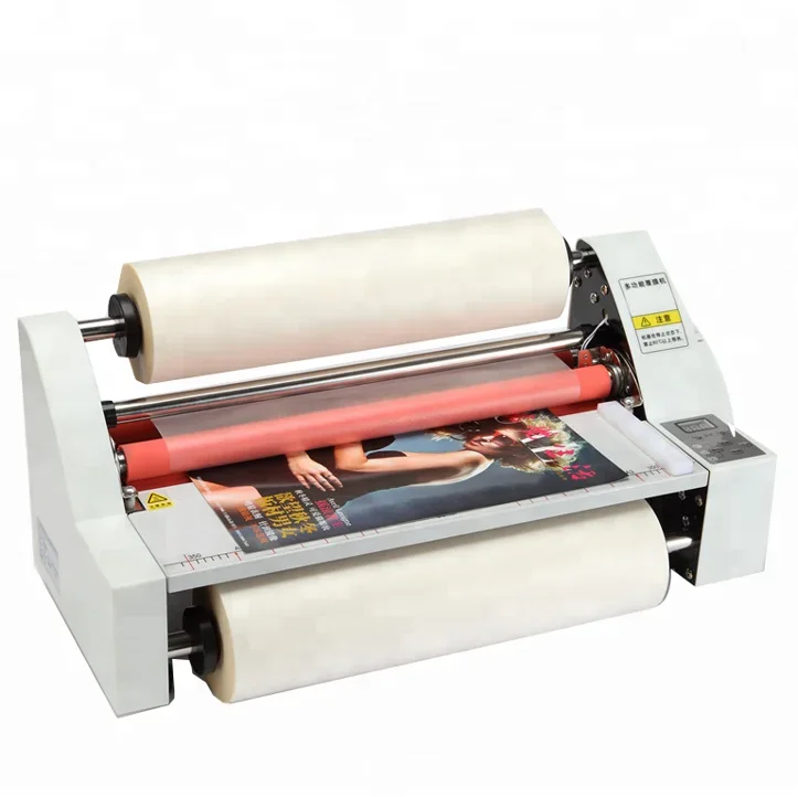 digital double sides film rolls roller automatic hot and cold laminating machine(WD-V350)