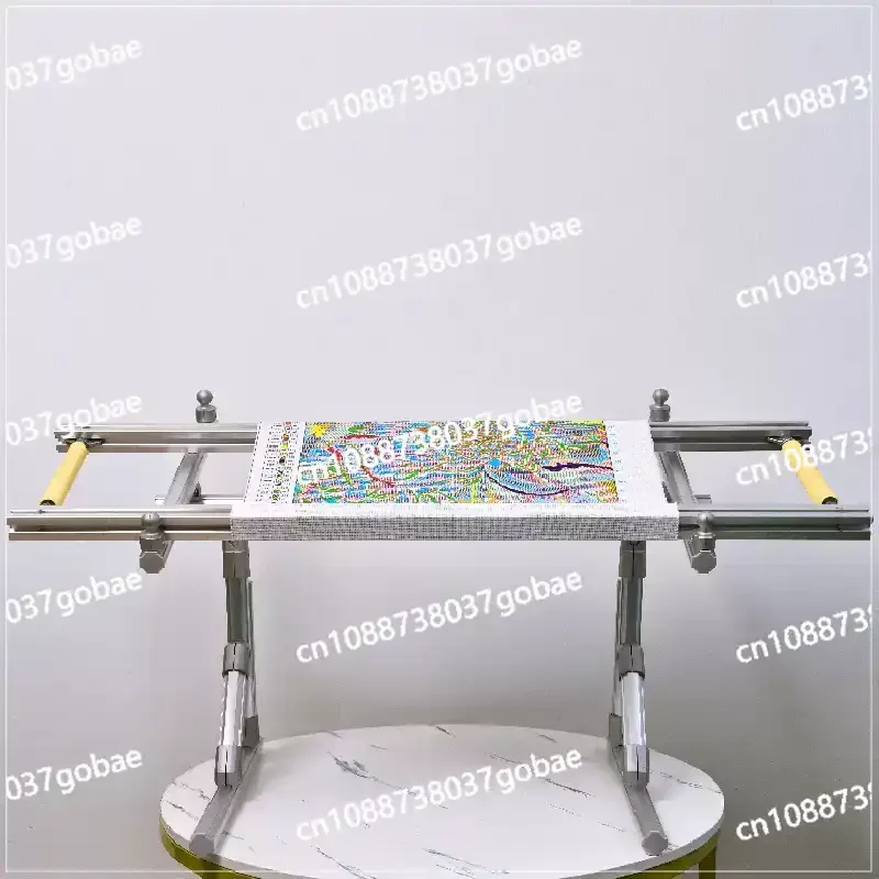 Reinforced cross stitch frame V stretch frame Aluminum alloy reinforced adjustable embroidery shelf