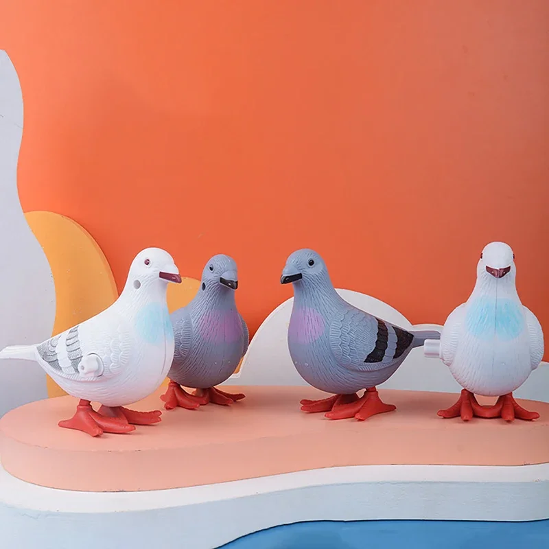 

4PCS Wind Up Toys Clockwork Jumping Pigeons Simulated Animals Cute Winding Jumping Baby Toys Children Gift Baby & Toddler Unisex