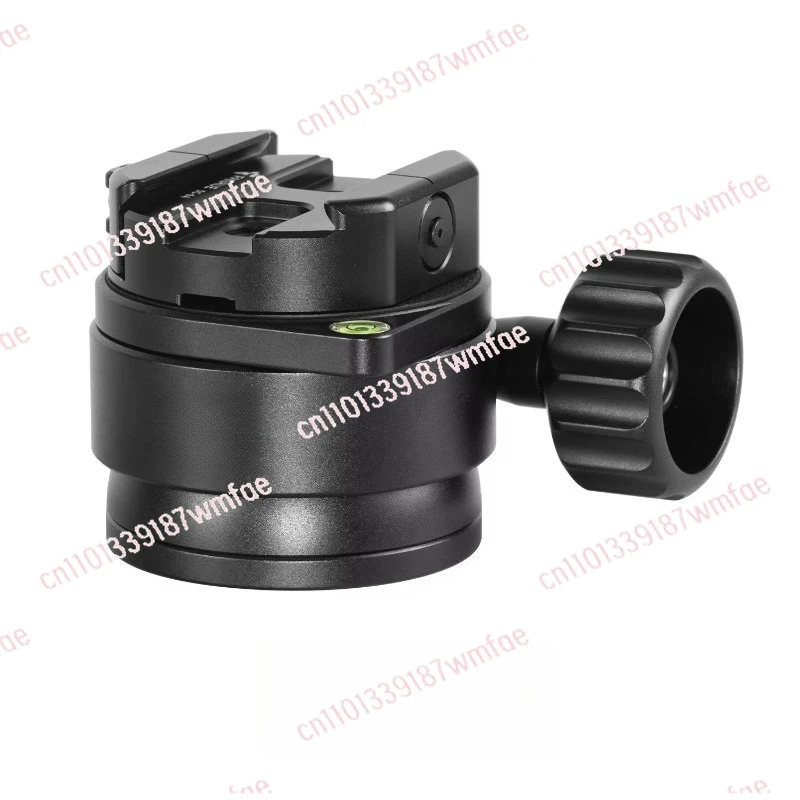 FANAUE aluminum tripod ball head with leveling base ARCA clip bubble level 360 rotation for camera shooting hunting
