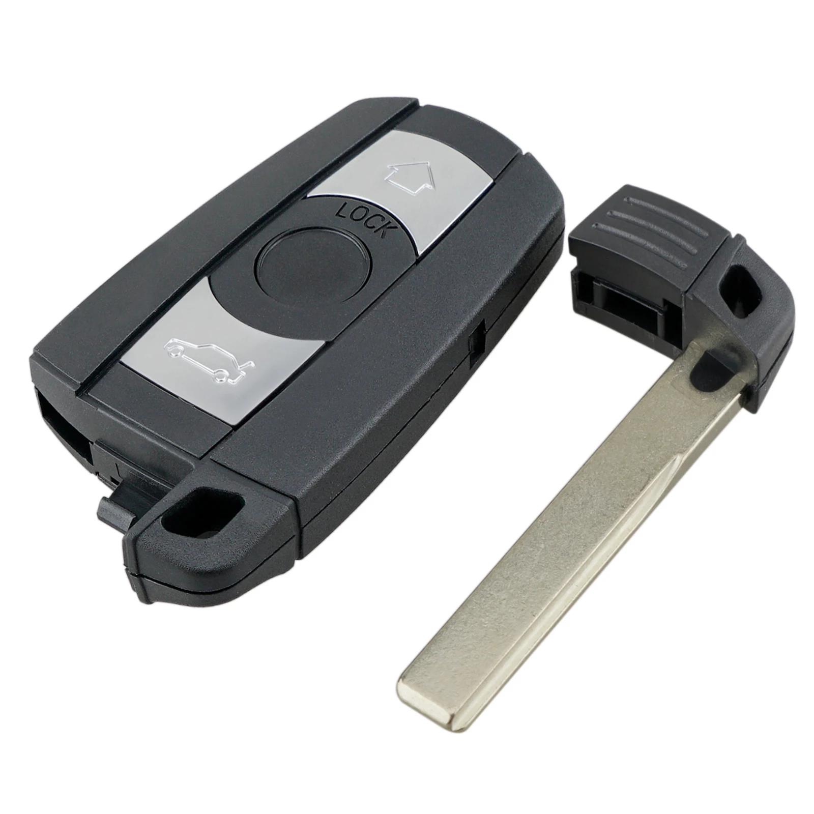 For BMW 1 3 5 6 7 Series X3 E90 E91 E92 E93 F01 F02 F04 Remote Smart PU Leather Key Case Cover Shell Holder Key Fob Chain Ring