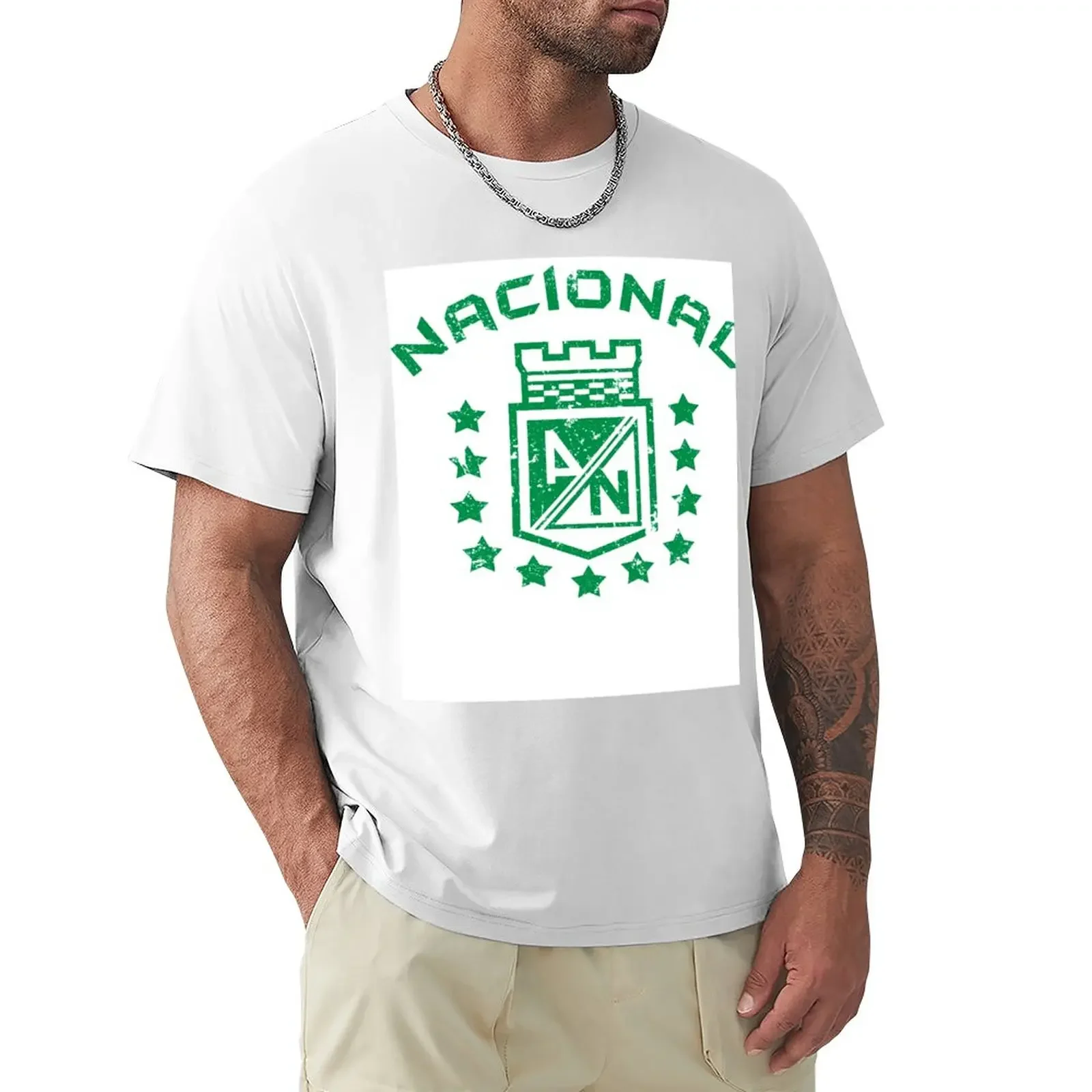 Atletico Nacional Medellin Colombia Camiseta Tshirt futbol T-Shirt plus size tops cute clothes shirts graphic tees men clothes