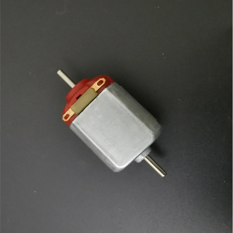 F130 Double-headed shaft 45mm long micro DC motor small fan motor voltage 3v 4.5v 6v