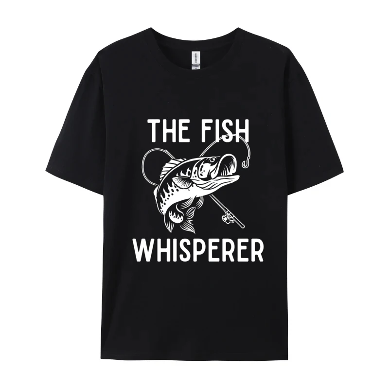 Graphic Novelty T Shirts The Fish Whisperer Men'S Funny Tshirt Vintage High Quality Tees Short Sleeve Summer T-Shirt