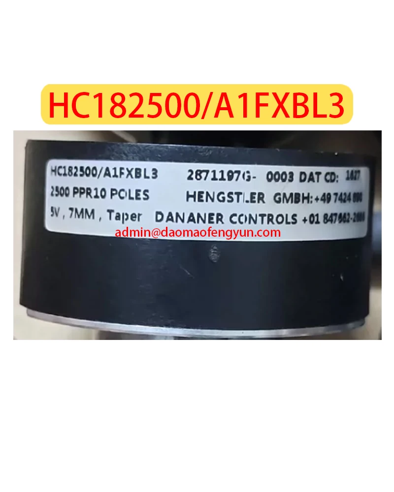 HC182500/A1FXBL3 Second hand Encoder, bore 7 mm with taper HC182500 A1FXBL3, Fast shipping