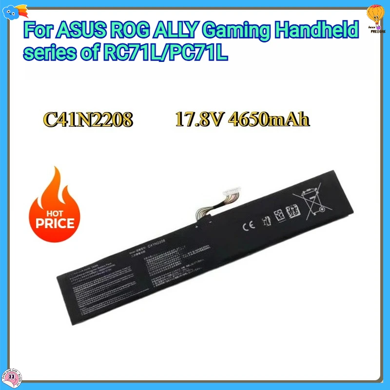 

New DXT Replacement Battery C41N2208 For ASUS ROG ALLY Gaming Handheld series of RC71L/PC71L