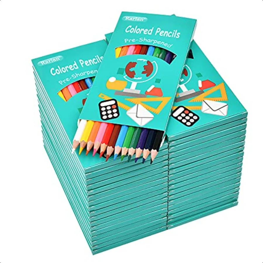

Colored Pencils Bulk Presharpened Colored Pencils for 12 Assorted Colors Pack of 36 Coloring Pencils 432 Count