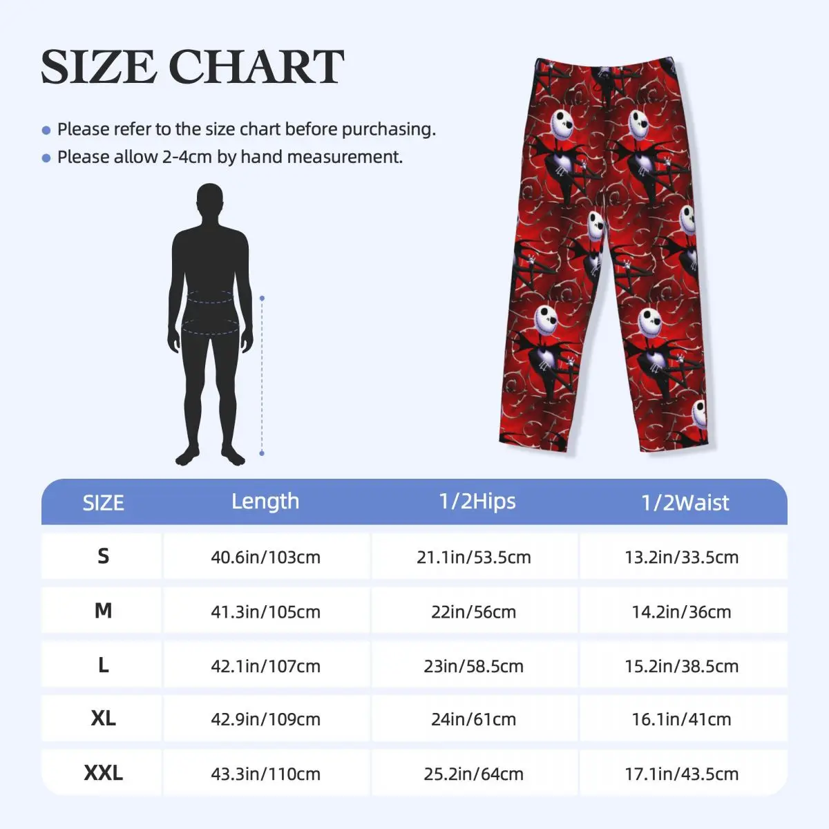 Personalized Custom Nightmare Before Christmas Pajama Pants Men Jack Lounge Sleep Stretch Sleepwear Bottoms with Pockets