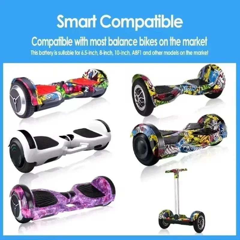 Batteria ricaricabile agli ioni di litio 10s2p 18650 36V 12Ah per monopattino elettrico autobilanciante, hoverboard e monociclo