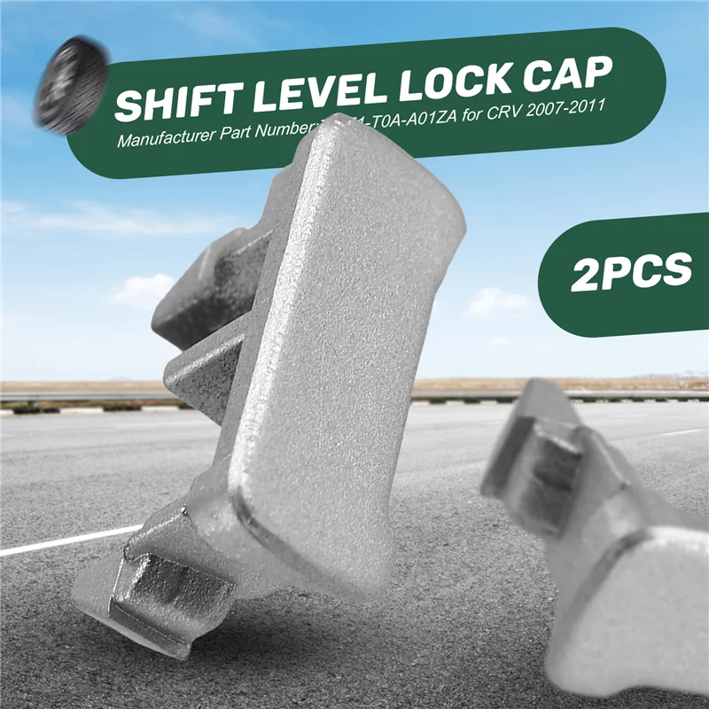 

Shift Lever Lock Cap Silver Gray Car Aftermarket Part Fit For Honda CRV 2007-2011 77271-T0A A01ZA