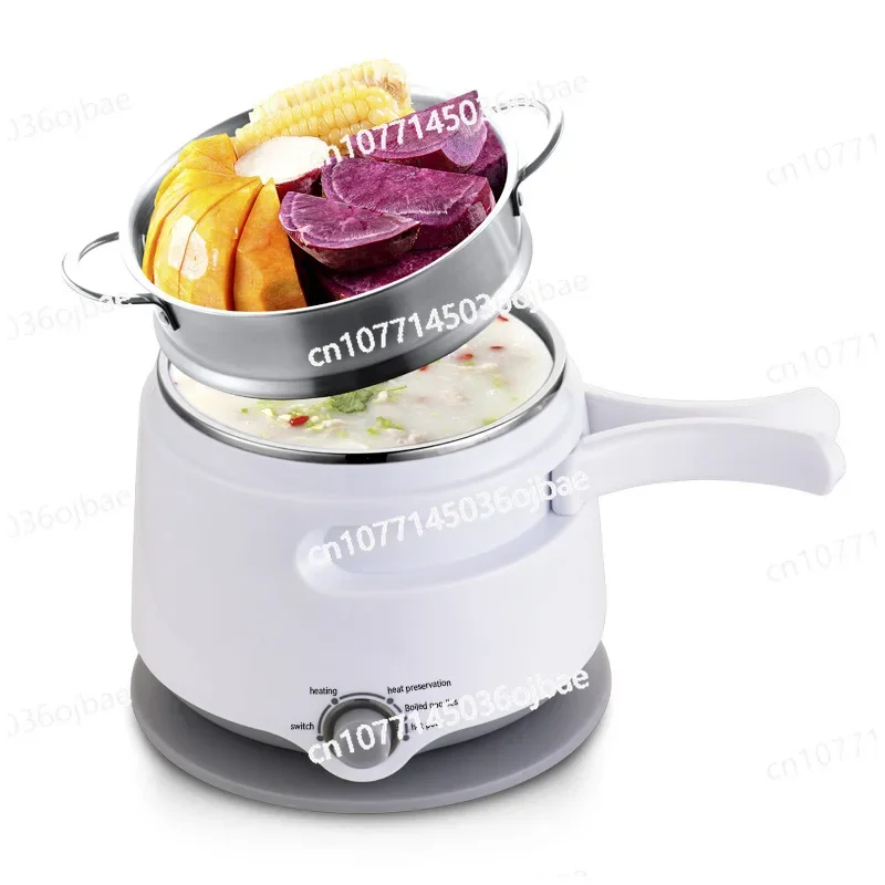 Mini Smart Electric Cooking Pot Multifunctional Integrated Noodle Cooking Pot with Stainless Steel Steamer