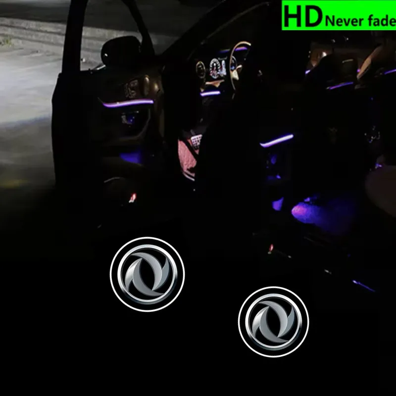 2 шт. беспроводной HD дверной приветственный свет инфракрасного датчика светодиодный проекционный свет для DongFeng S560 580 500 ix7 ix5 E3 Fengxing T5 EVO