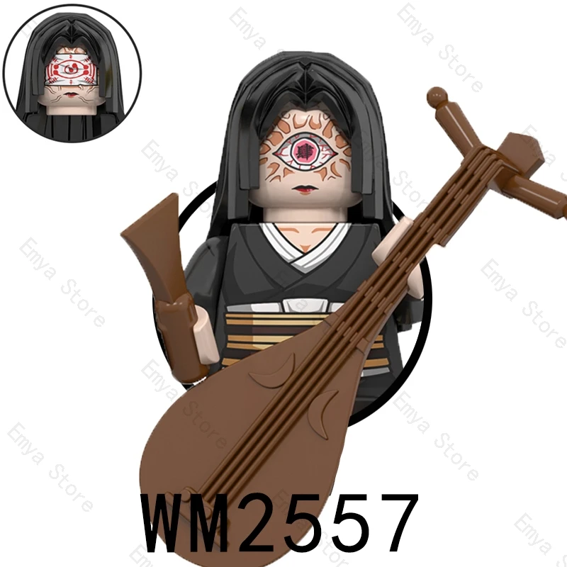 WM6138 japon Anime démon Slayer Infinite ville guerre samouraï épéiste Tanjirou Nezuko Mini figurines blocs jouet enfants WM6137