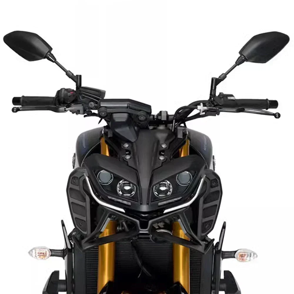 Motocicleta Downforce Naked Frontal Spoilers, Winglet, Asa aerodinâmica, Kit Spoiler dianteiro, Yamaha MT-09, MT09, SP, 2017-2020, 2019