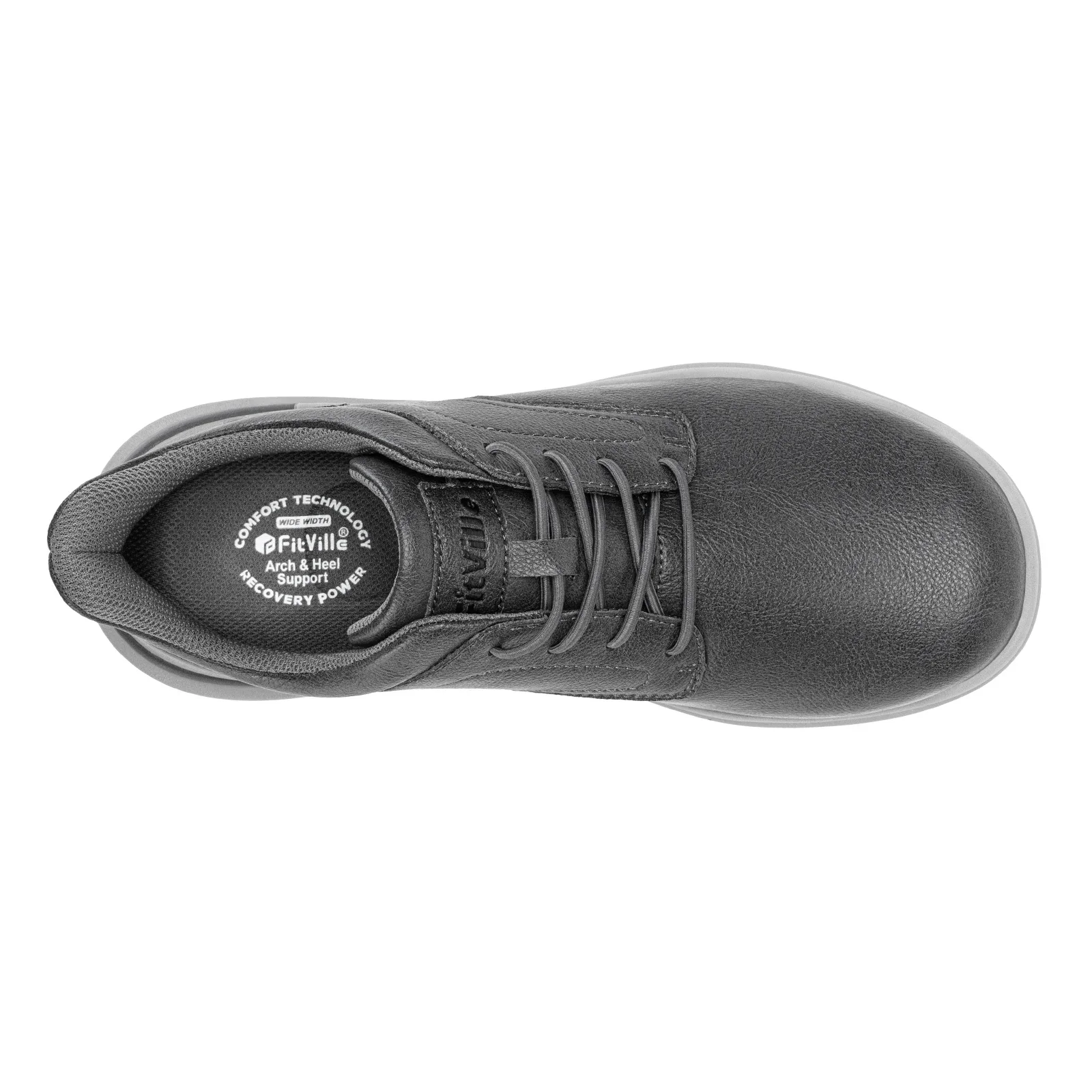 FitVille Herren-Slipper aus Leder, leichte, legere Business-Slipper mit Fußgewölbestütze für geschwollene und breite Füße – Detail 21