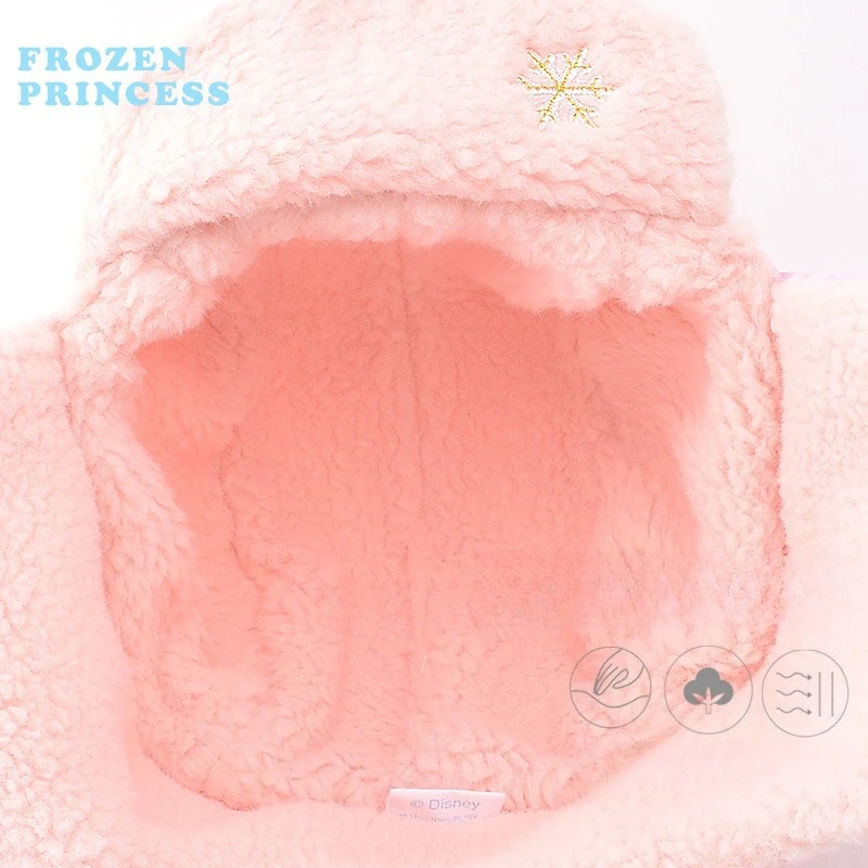 Miniso ديزني الأطفال الشتاء قبعة الفتيات لي فنغ قبعة سميكة يندبروف التراجع قبعة طفل الفتيات إضافة الصوف الدافئة حماية الأذن