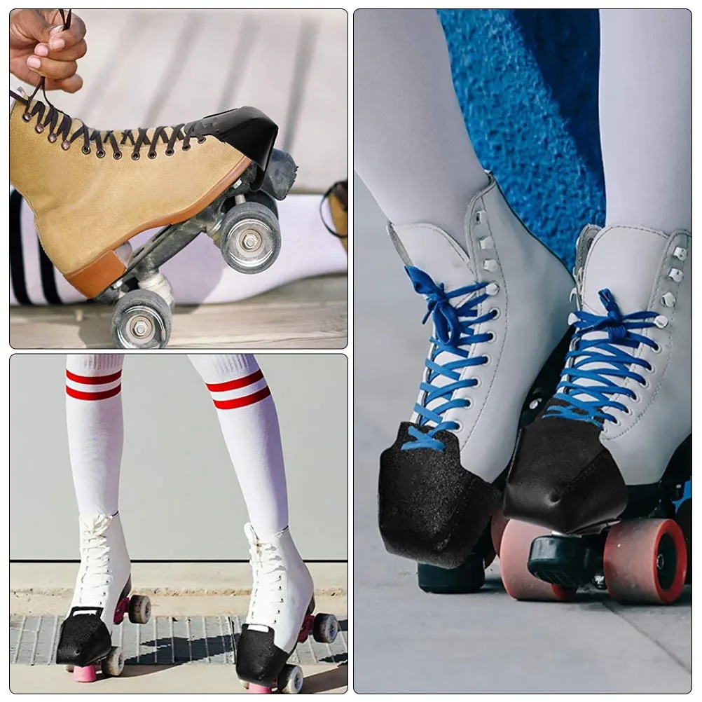 

1Pair Protective Toe Covers for Roller Skates Heavy Duty Caps Fit All Ice Skates Shoe Protector Replaceable