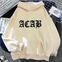 Acab hoodies women anime streetwear tracksuit clothes women Fleece Pullover