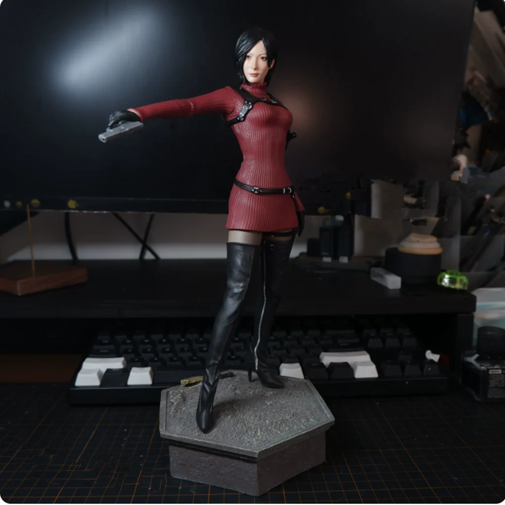 1/6 Biohazard Aida Wang Handmade Wang Auntie Zombie Hunter Model GK Trendy Play Ornament Collectible Statue Model Toy Gifts