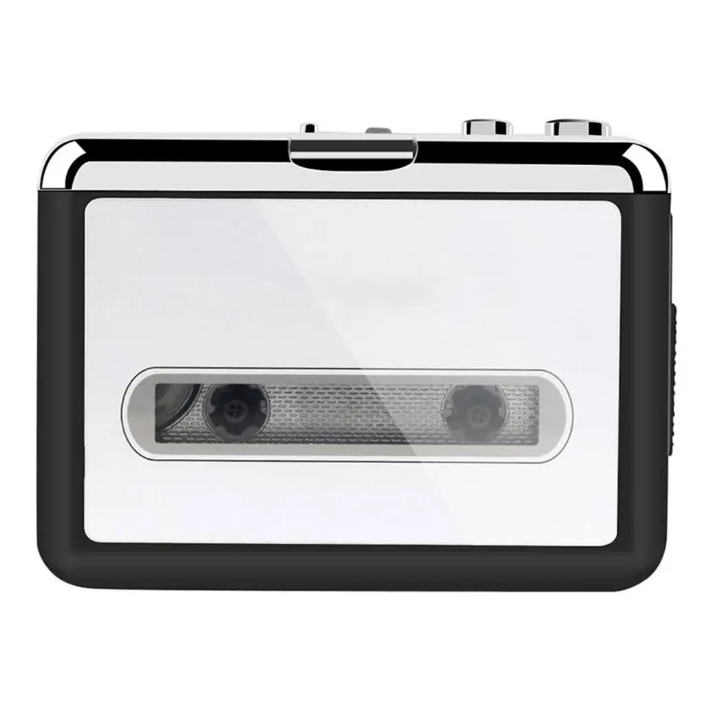 Handheld Cassette Capture Tape Lightweight MP3 Player Rechargable Cassette Player Plastic Converter Practical Recorder