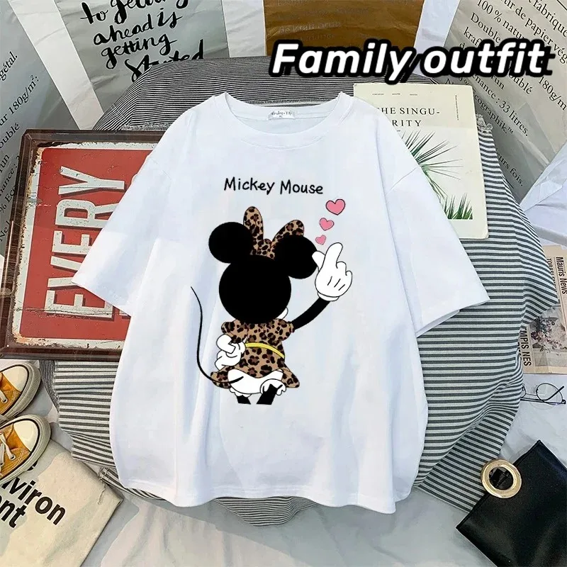 Blusas de Mickey Anime de Disney Y2k, ropa de talla grande para mujer, camisetas gráficas, ropa Kawaii, camiseta Harajuku de gran tamaño, Tops para mujer