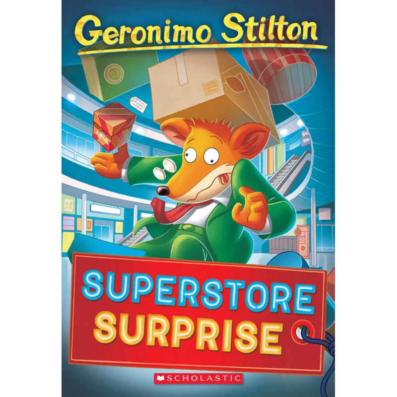 

Geronimo Stilton 76 Супергар-сюрприз Geronimo Stilton SCHO Домашняя самооперационная книга ZY 9781338654998