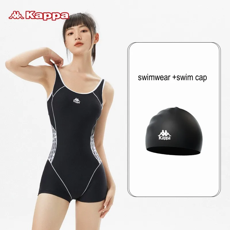 Kapaa One Piece Training Push Up Plus Size Swimsuit Swim Glasses Swim Cap For Women Professional WaterProof Competition SwimWear