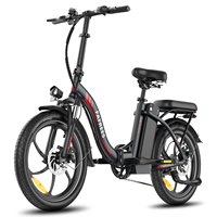FAFREES F20+ Adult Electric Bike 250W Motor City Ebike 36V20AH Battery E-bike 20 Inch Fat Tire Folding Electric Bicycle