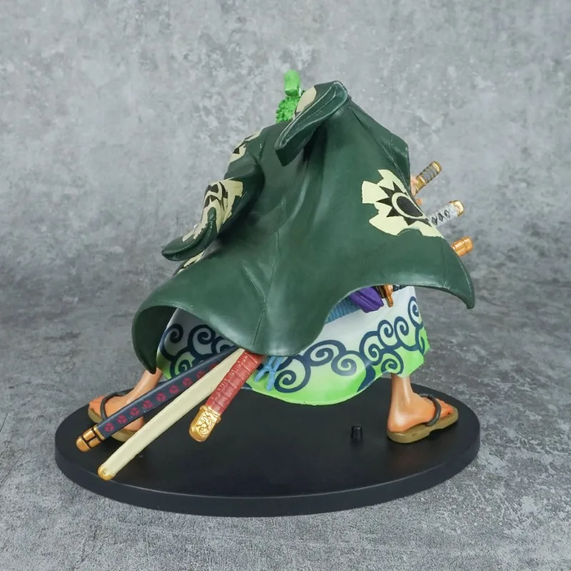 Figura de Anime de una pieza, figuras de acción de Roronoa Zoro, modelo de muñeca, juguetes, estatua, colección, adorno de habitación, regalos de cumpleaños para niños